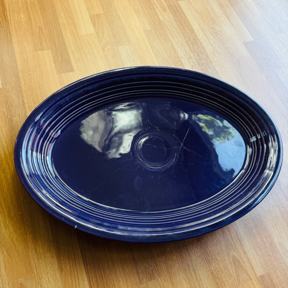 HLC fiesta purple serving platter